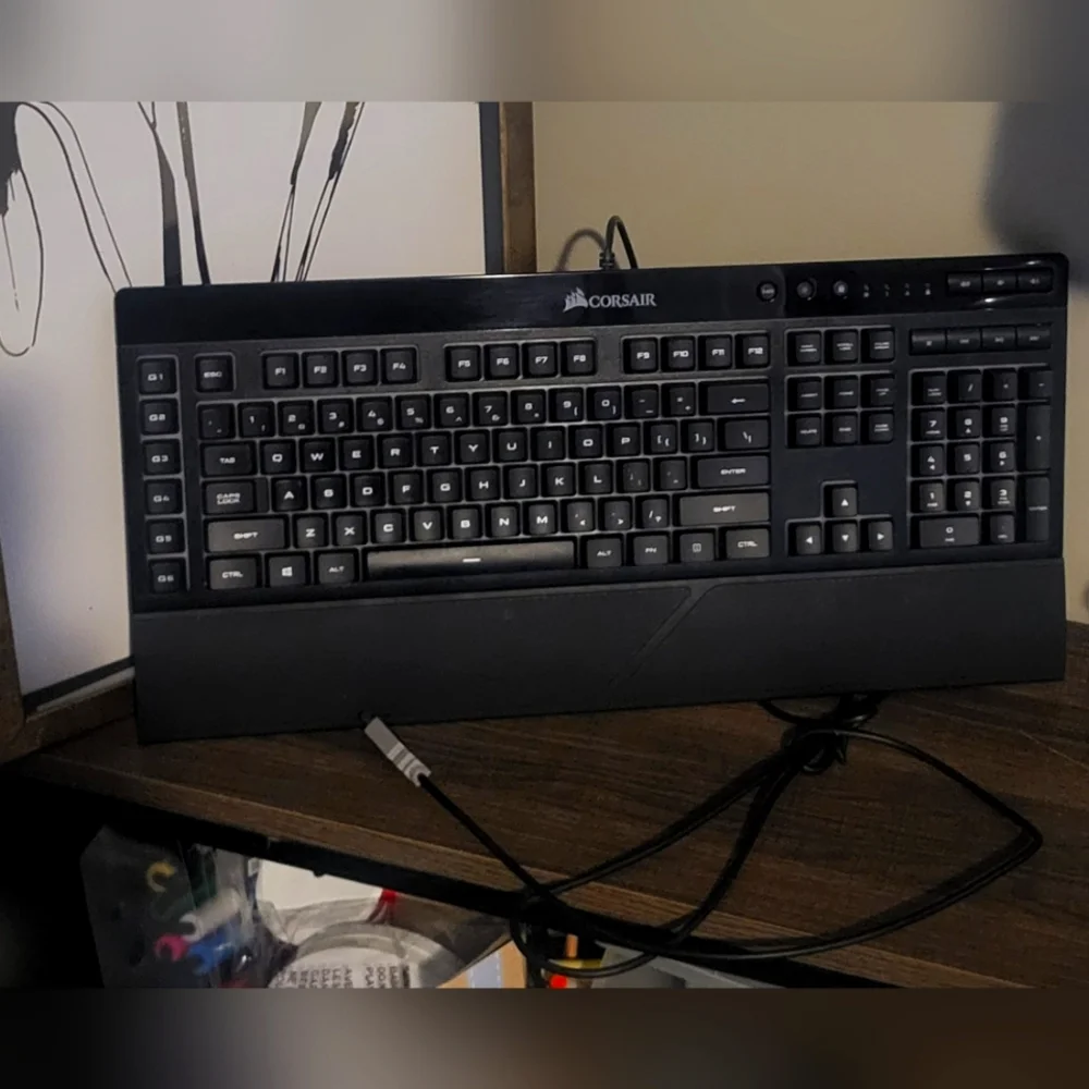 Corsair K55 RGB Keyboard, Black